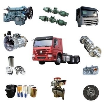 Camião pesado de 10 rodas SINOTRUK HOWO Peças para camião HOWO 371 375 Peças sobressalentes para camião de descarga