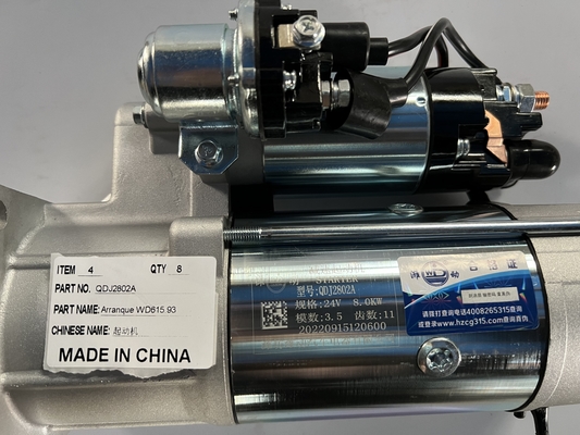 10 Dentes Auto Starter VG2600090210 para Shaanxi Car Fitment Sinotruk Howo Truck Engine