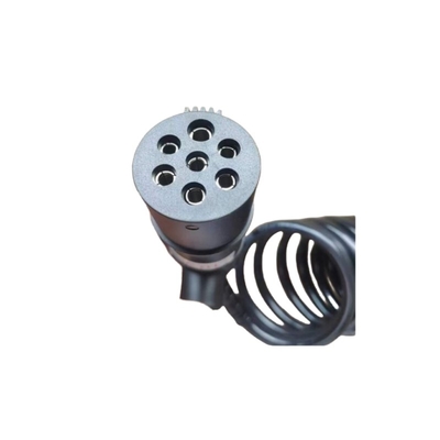 Cabo de núcleo de nylon 7 para luzes de estacionamento de caminhões e reboques ABS Cordão espiral de energia elétrica 12V