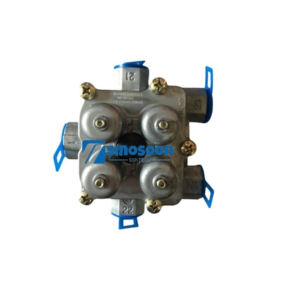 Válvula de proteção de quatro circuitos WG9000360523 para SINOTRUK HOWO A7 Auto Parts