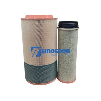 Modelo de camião Filtro de ar Shacman WG9725190101 WG9725190102 para peças de motores de camiões pesados