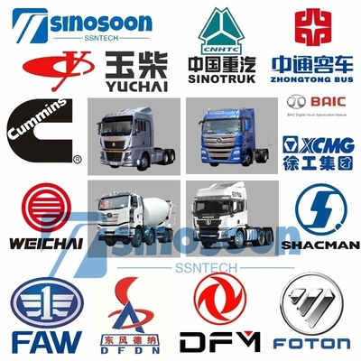 Motor Weichai Sinotruk HOWO A7 Shacman Foton FAW Dongfeng Ônibus Trailers Trator Dump Tipper Camião Peças sobressalentes Semi-Camião Peças sobressalentes