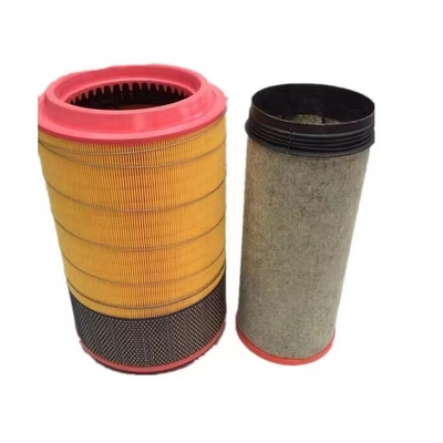 Elementos originais de filtro de ar do motor do camião HOWO WG9725190102/1 para peças sobressalentes de camião