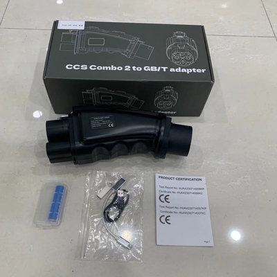 Adaptador portátil CCS 2 para GBT 1000V DC 200A Carregamento rápido para conector de carregador de carro elétrico