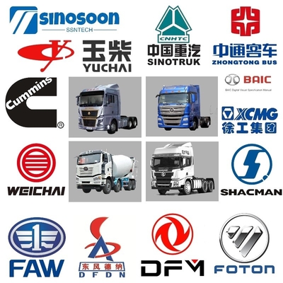 Shacman F3000 FAW Beiben Foton Dongfeng Weichai Peças de camião de mineração para substituição/reparação