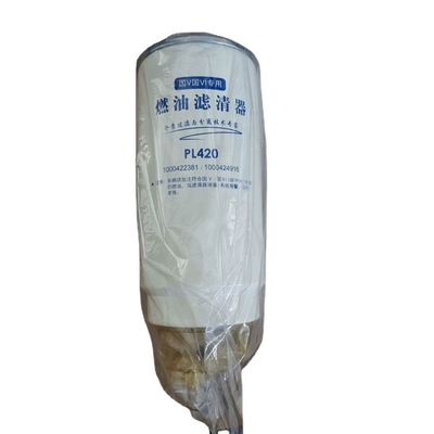 PL420 1000422381 Filtro de combustível para caminhões chineses Sinotruk Howo Parte de substituição original