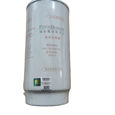 Separador de água do filtro de combustível H4110210901A0 padrão para o Foton Auman