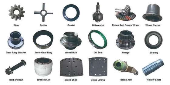 QT485D161-2403010 Casas de diferencial entre rodas para FAW Jiefang Auman Cor original