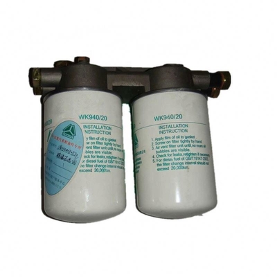 Filtro de óleo de combustível secundário VG1540080330 para Sinotruk HOWO Peças de motores de camiões pesados fabricadas