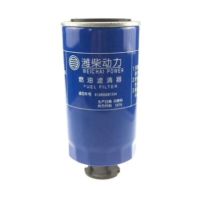 Sinotruk Howo caminhão pesado Weichai motor motor Filtro de óleo 612600081334 para instalação de carros Shacman